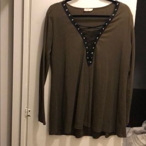 Long sleeve shirt/dress